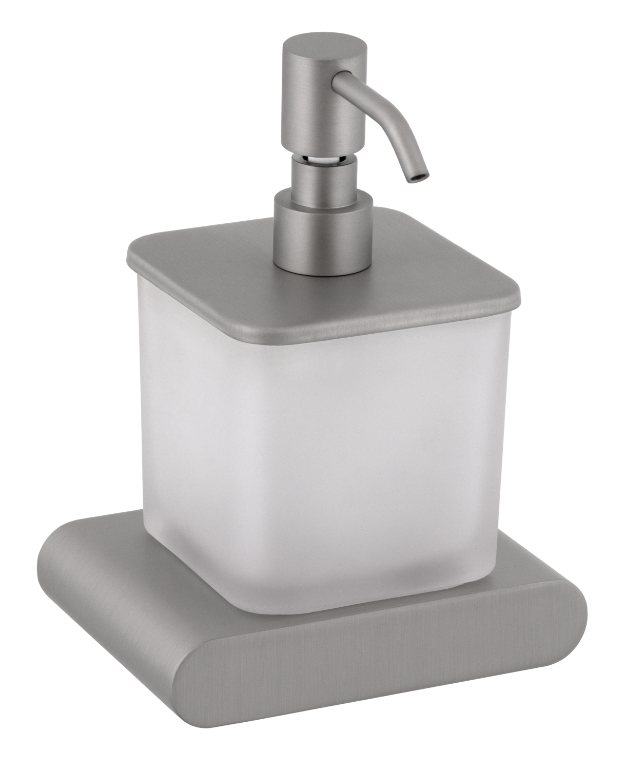 Remer Lounge Дозатор, подвесной, стеклянная колба, цвет: nichel spazzolato opaco LN13NPO