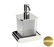 Remer Lounge Дозатор, подвесной, стеклянная колба, цвет: vecchio ottone LN13VO