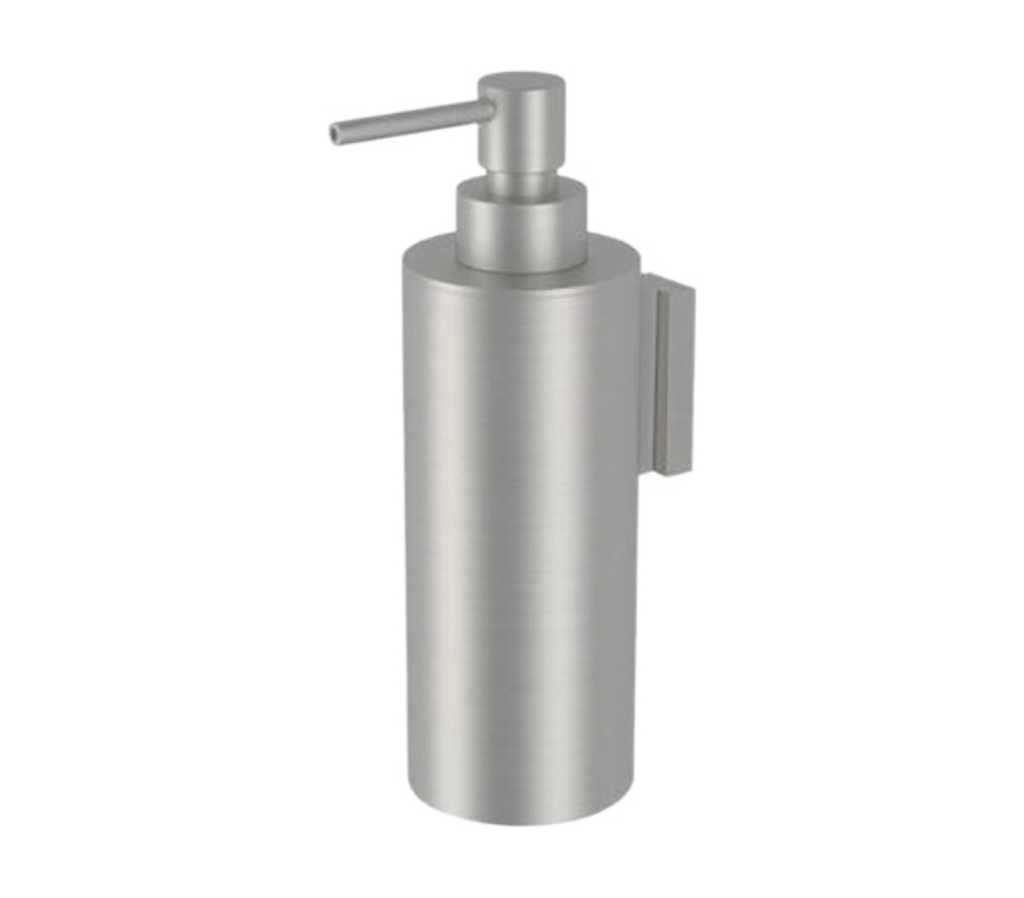 Remer Inox Accessories Дозатор для жидкого мыла подвесной, латунная колба, цвет: inox spazzolato SSXI13