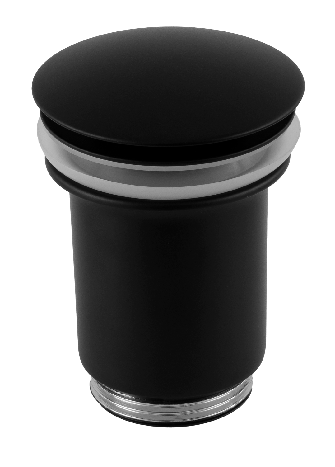 Remer Донный клапан click-clack без перелива, цвет: nero opaco 904CC114NO