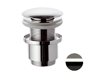 Remer Донный клапан click-clack без перелива, цвет: nichel spazzolato 904CC2114NP