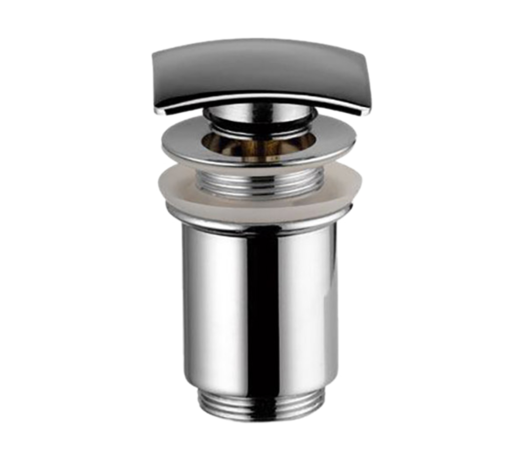 Remer Донный клапан click-clack без перелива, цвет: cromo 904SCC114