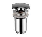 Remer Донный клапан click-clack без перелива, цвет: cromo 904SCC114