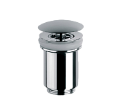 Remer Донный клапан click-clack незапираемый без перелива, цвет: cromo 907114