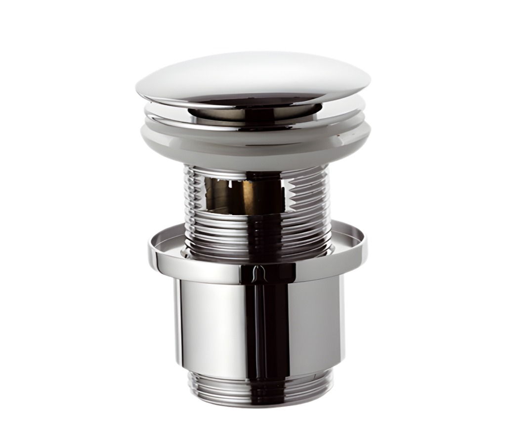 Remer Донный клапан click-clack с переливом, цвет: cromo 905CC2114