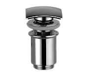 Remer Донный клапан click-clack с переливом, цвет: cromo 905SCC114