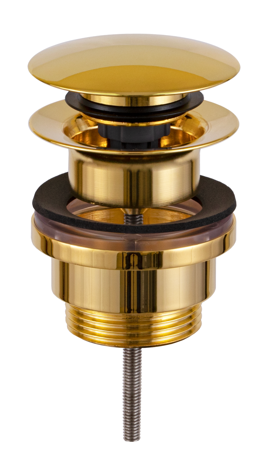 Remer Донный клапан click-clack универсальный, цвет: oro lucido 905CCR114DO