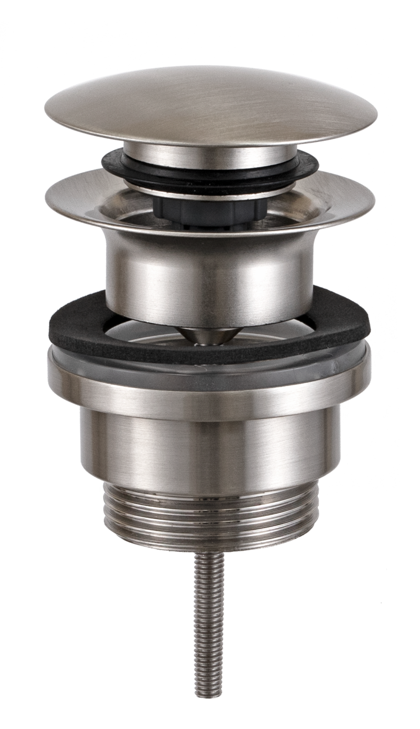 Remer Донный клапан click-clack универсальный, цвет: nichel spazzolato 905CCR114NP