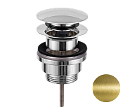 Remer Донный клапан click-clack универсальный, цвет: vecchio ottone 905CCR114VO