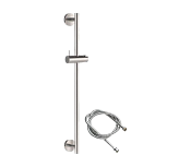 Remer X Style Inox Душевая штанга 66 см с шлангом 150 см, цвет: inox spazzolato SS317M332