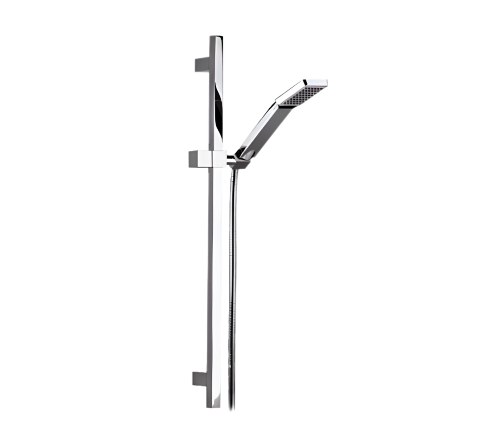 Remer Душевой гарнитур: душевая лейка 1 вид струи, штанга 70 см, шланг 150 см, цвет: cromo 317S317SQ