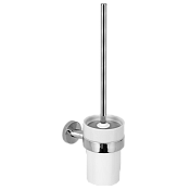 Remer Guest Ершик для унитаза подвесной, с керамической колбой, цвет: cromo GS66CR