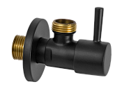 Remer Запорный вентиль 1/2*1/2, цвет: nero opaco 128L1212NO