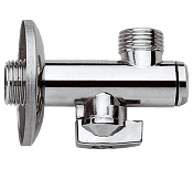 Remer Запорный вентиль с фильтром 1/2*3/4, цвет: cromo 1231234