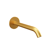 Remer X Style Излив настенный 15,9 см, цвет: oro spazzolato 91XBG