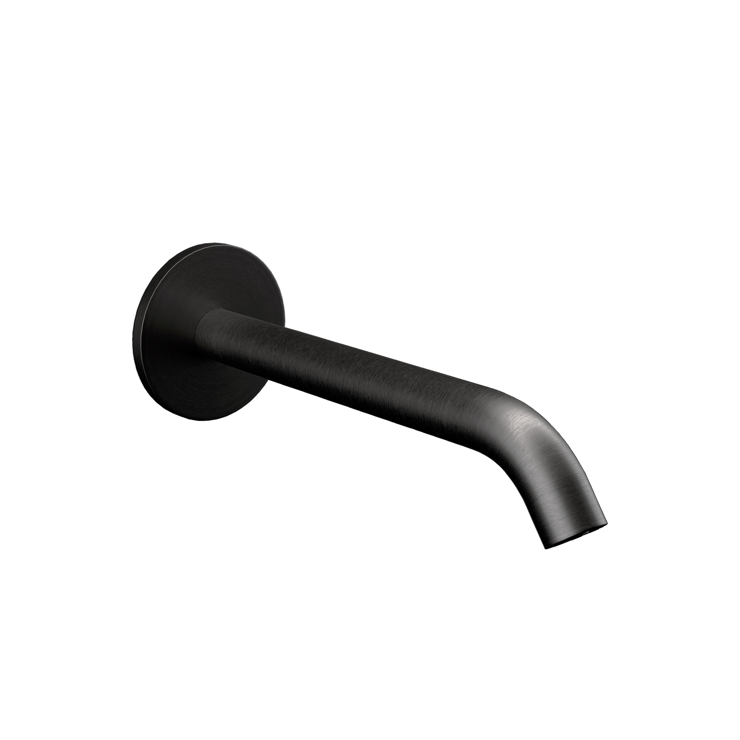 Remer X Style Излив настенный 15,9 см, цвет: cromo nero spazzolato 91XCFP