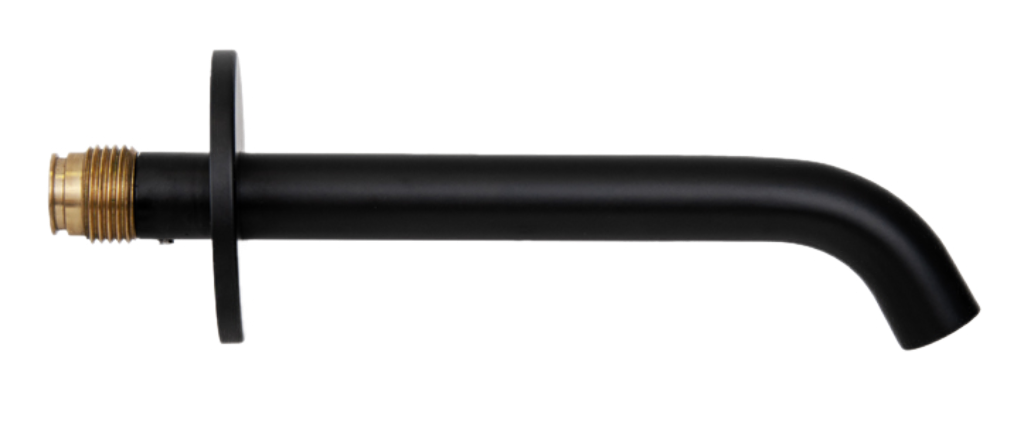 Remer X Style Излив настенный 15,9 см, цвет: nero opaco 91XNO