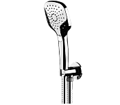 Remer Душевой гарнитур: лейка 3 режима, выпуск с держателем, шланг 150 см, цвет: cromo 337M318CP