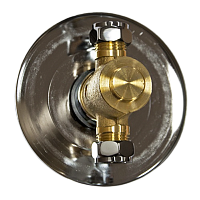 Remer Tempor Кран порционный для душа встраиваемый, с встраиваемой частью, цвет: cromo TE30