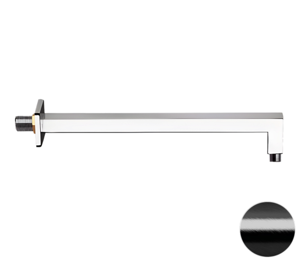 Remer Кронштейн настенный 30 см, цвет: cromo nero spazzolato 348S30CFP