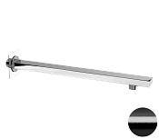 Remer Кронштейн настенный 40 см, цвет: cromo nero spazzolato 348Q40CFP