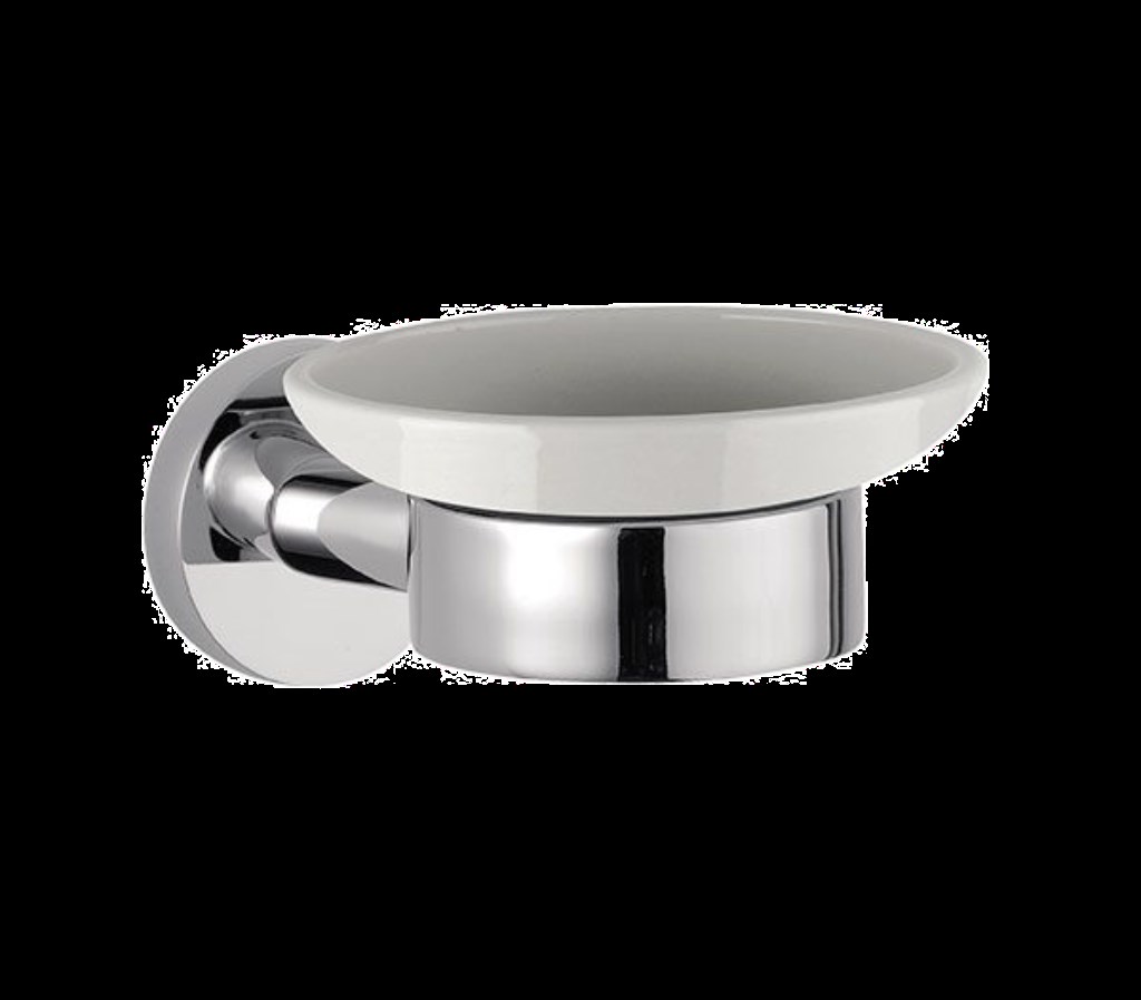 Remer Guest Мыльница с керамической чашей, подвесная, цвет: cromo GS10CR