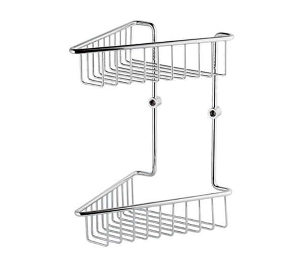 Remer Корзинка для душа двойная, цвет: cromo RB277CR