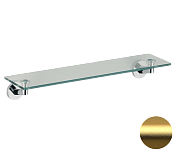 Remer Guest Полка стеклянная 53 см, цвет: oro spazzolato GS20BG