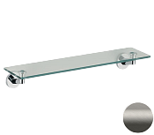 Remer Guest Полка стеклянная 53 см, цвет: nichel spazzolato opaco GS20NPO