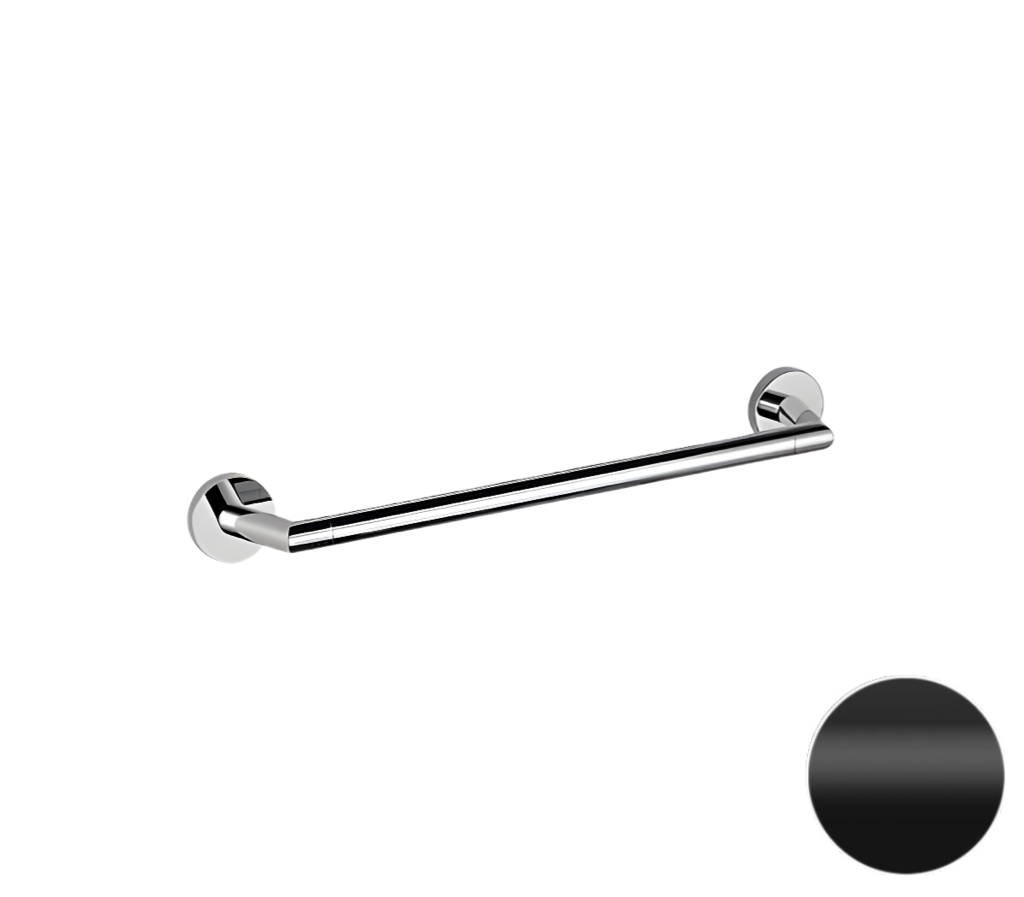 Remer Guest Полотенцедержатель 52 см, подвесной, латунь, цвет: nero opaco GS40NO