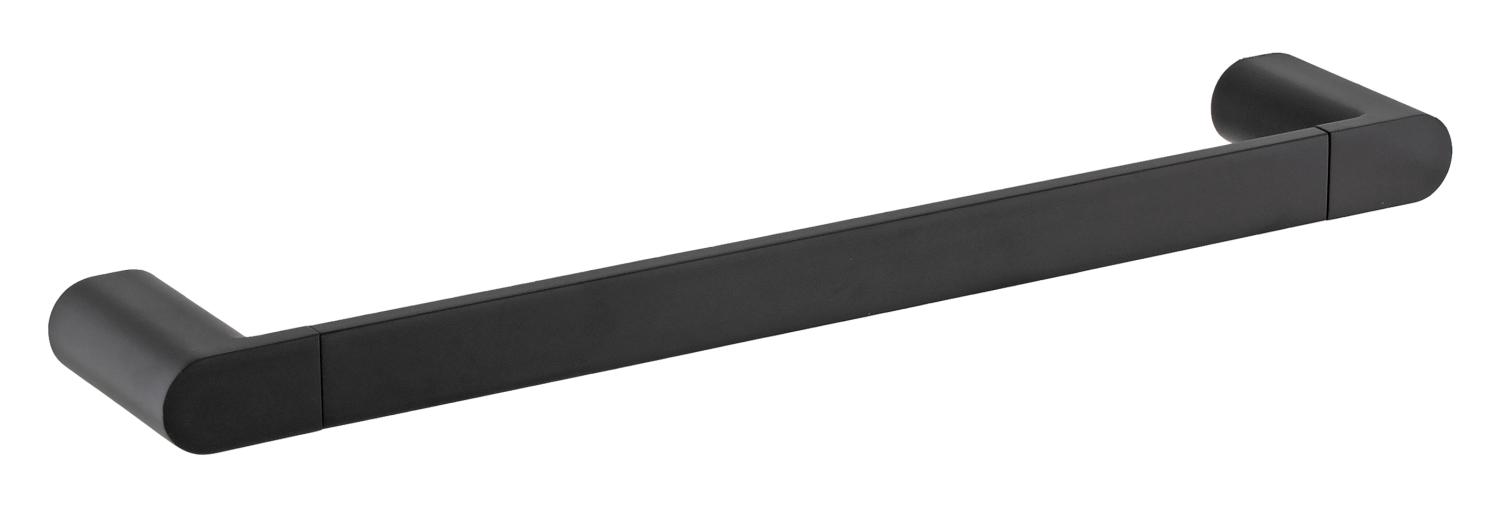 Remer Lounge Полотенцедержатель 40 см, подвесной, латунь, цвет: nero opaco LN40NO