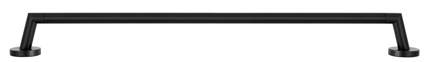 Remer Guest Полотенцедержатель 65 см, подвесной, латунь, цвет: nero opaco GS30NO