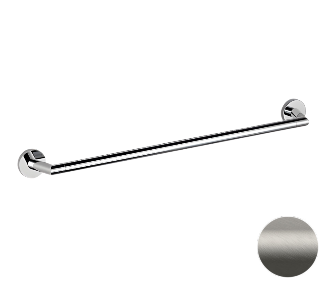 Remer Guest Полотенцедержатель 65 см, подвесной, латунь, цвет: nichel spazzolato opaco GS30NPO