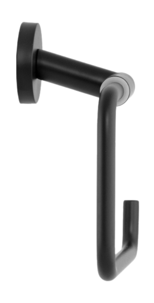 Remer Guest Полотенцедержатель подвесной кольцевой, латунь, цвет: nero opaco GS44NO