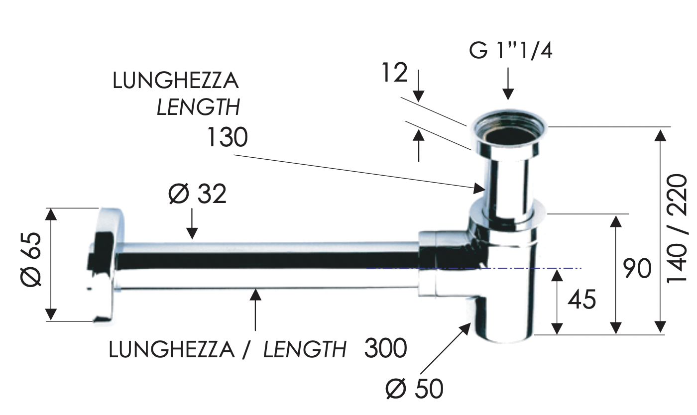 Remer Сифон для биде, цвет: vecchio ottone 958BVO