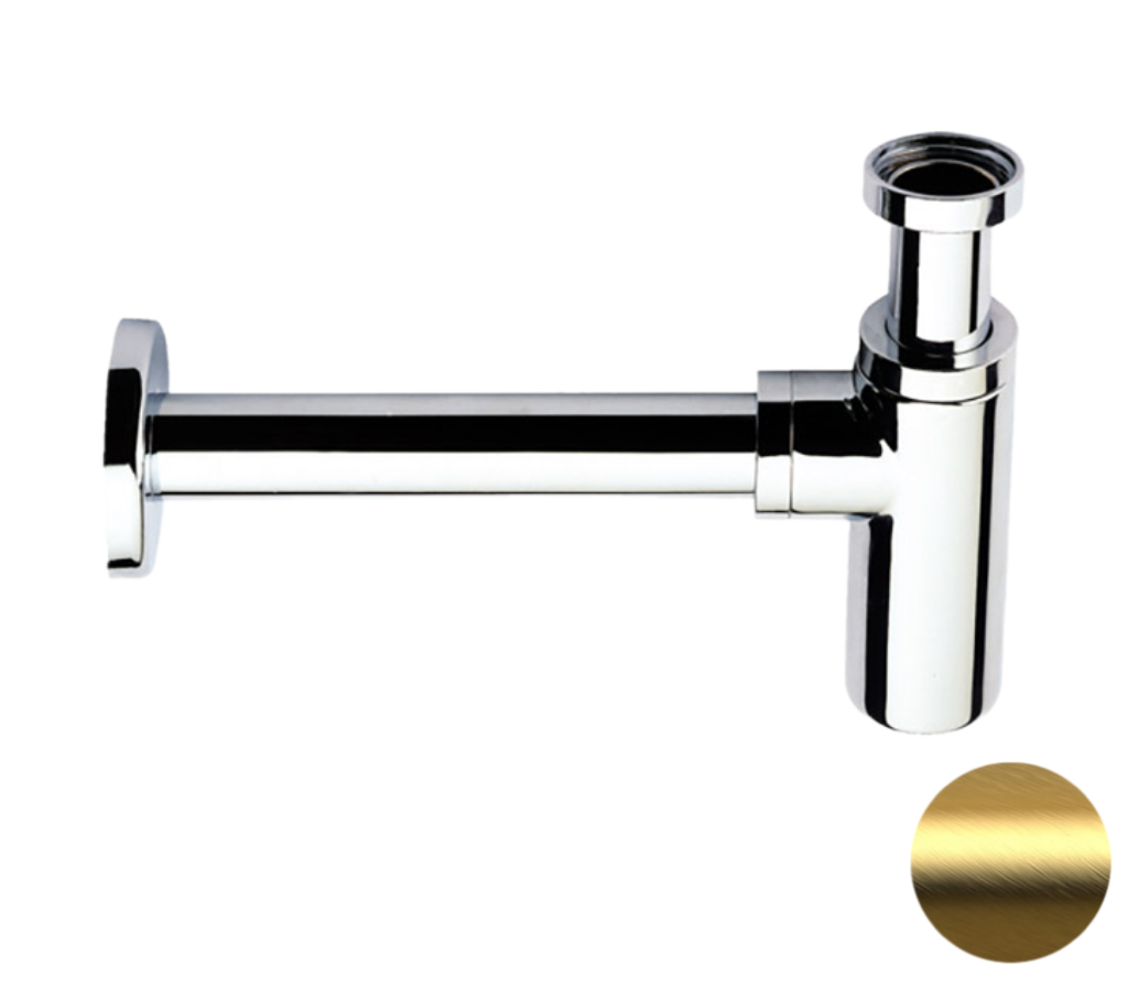 Remer Сифон для раковины, цвет: oro spazzolato 958LBG