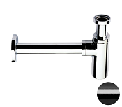 Remer Сифон для раковины, цвет: cromo nero spazzolato 958LCFP