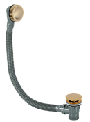 Remer Слив-перелив click-clack для ванны, цвет: oro spazzolato 96PCCBG