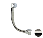 Remer Слив-перелив полуавтоматический для ванны, цвет: nichel spazzolato 96PNP