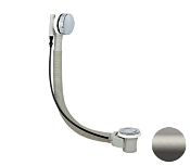 Remer Слив-перелив полуавтоматический для ванны, цвет: nichel spazzolato opaco 96PNPO