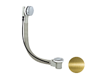 Remer Слив-перелив полуавтоматический для ванны, цвет: vecchio ottone 96PVO