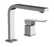 Remer Absolute Смеситель для раковины, на 2 отвертсия, без д/к, высота излива 14,2 см, цвет: cromo AU57