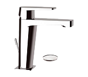 Remer Dream Смеситель для раковины, с донным клапаном, высота излива 12,4 см, цвет: cromo D10