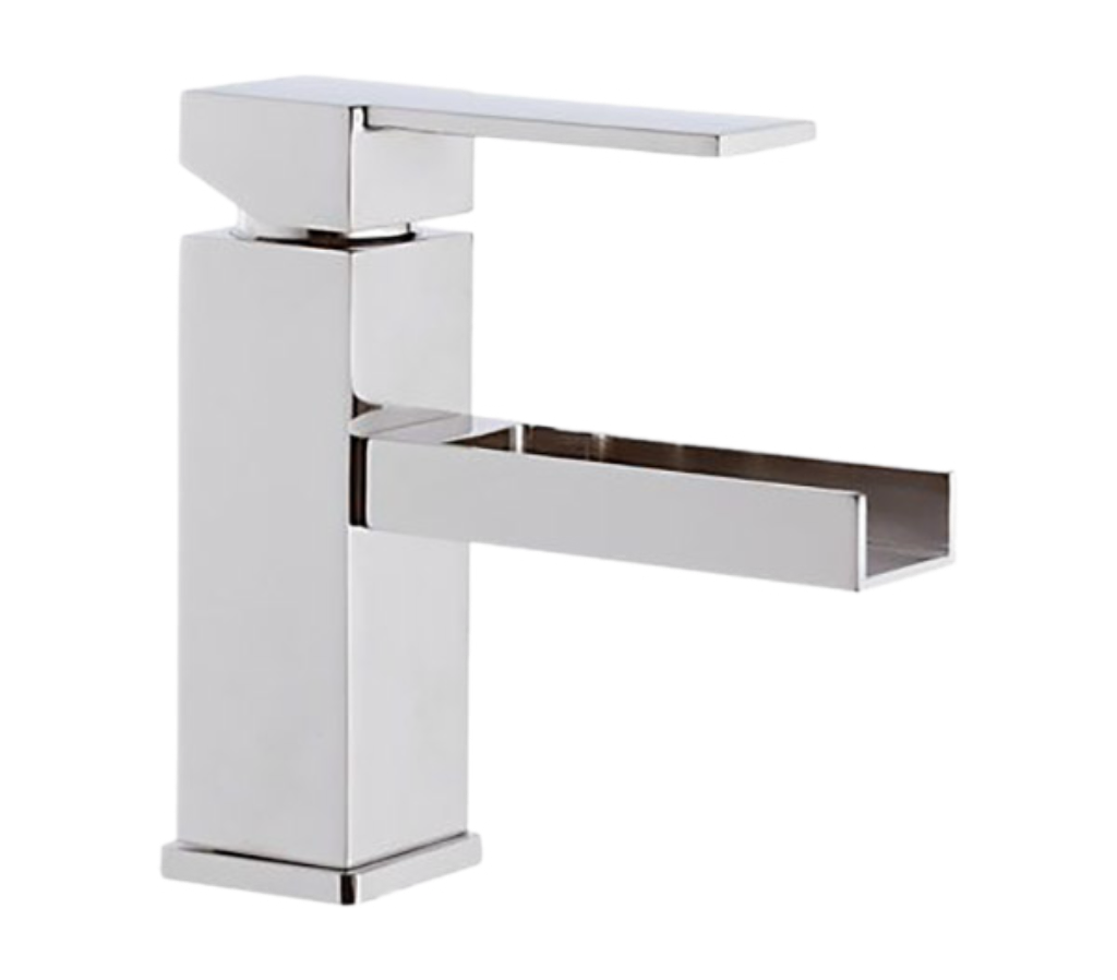 Remer Qubika Cascata Смеситель для раковины, без донного клапана, высота излива 7 см, цвет: cromo QC11