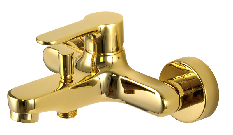 Remer Winner Смеситель для ванны с душем, цвет: oro lucido W05DO