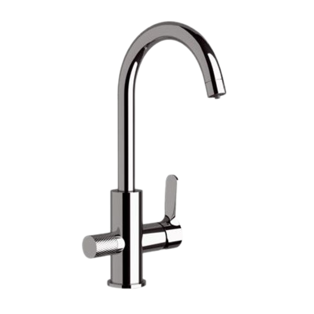 Remer Winner Смеситель для кухни, с независимым каналом для питьевой воды, цвет: cromo W79DW