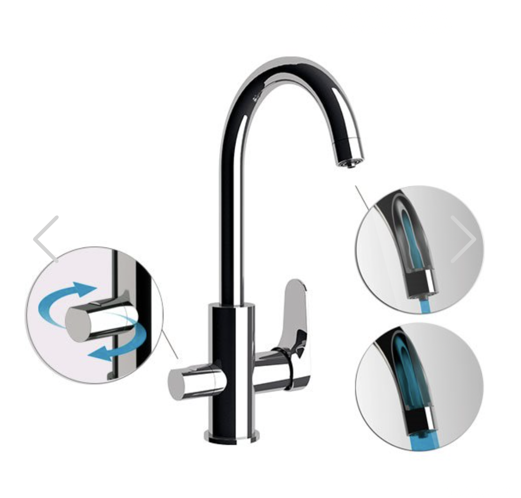 Remer Winner Смеситель для кухни, с независимым каналом для питьевой воды, цвет: cromo W79DW