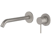 Remer X Style Inox Смеситель для раковины встраиваемый, излив 18 см, цвет: inox spazzolato SSX15PL