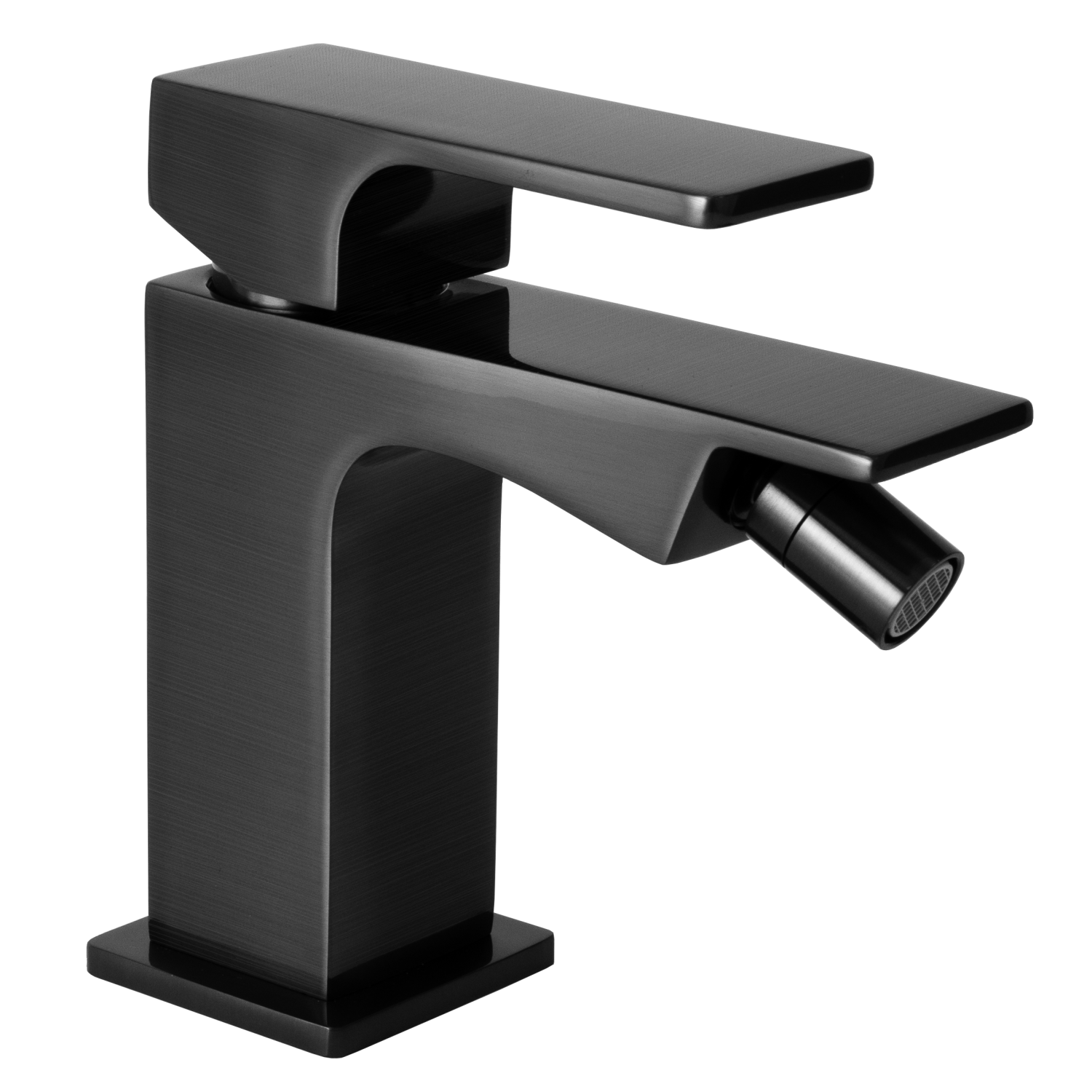 Remer Absolute Смеситель для биде, с донным клапаном, цвет: cromo nero spazzolato AU20CFP