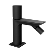 Remer Edge Смеситель для биде, с донным клапаном, цвет: nero opaco EG520NO